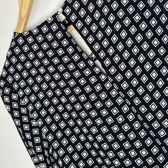 Reformation Killian Dress Classic Neutral black white Size Small NEW Pearls *f67 - Picture 10 of 16